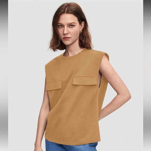 SHEIN Brown Tank Top Versatile and Stylish - Picture 4 of 6